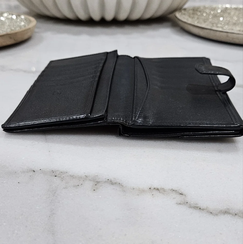 Loewe Blue Black Leather Wallet